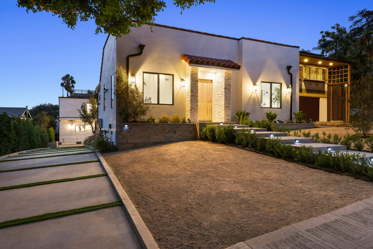 NIght_Main House Front View